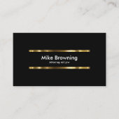 Noble Rechtsanwalts-Visitenkarten Visitenkarte (Vorderseite)