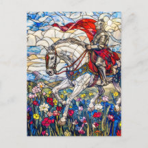 Noble Ritter in Rüstung auf Pferd