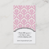 Noble Salon-und Wellness-Center-Geschäfts-Karte Visitenkarte (Rückseite)