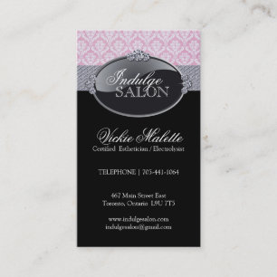 Noble Salon-und Wellness-Center-Geschäfts-Karten Terminkarte