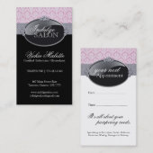 Noble Salon-und Wellness-Center-Geschäfts-Karten Terminkarte (Vorne/Hinten)