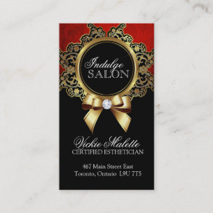 Noble Salon-und Wellness-Center-Geschäfts-Karten Terminkarte