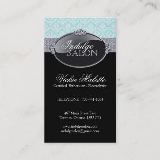 Noble Salon-und Wellness-Center-Geschäfts-Karten Terminkarte