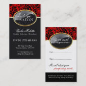 Noble Salon-und Wellness-Center-Geschäfts-Karten Terminkarte (Vorne/Hinten)