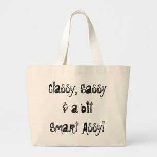Noble, Sassy, intelligente Zus-Tasche Jumbo Stoffbeutel