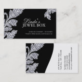 Noble Schmuck-Designer-Visitenkarten Visitenkarte (Vorne/Hinten)