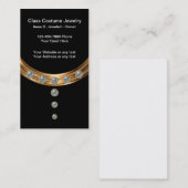 Noble Schmuck-Visitenkarten Visitenkarte (Vorne/Hinten)