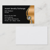 Noble Schmuck-Visitenkarten Visitenkarte (Vorne/Hinten)