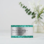 Noble Schönheits-Friseur-Visitenkarten Visitenkarte (Stehend Vorderseite)