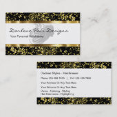 Noble Schönheits-Friseur-Visitenkarten Visitenkarte (Vorne/Hinten)