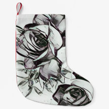 Noble Schwarz-weiße Rose mit Touch des Lavendels