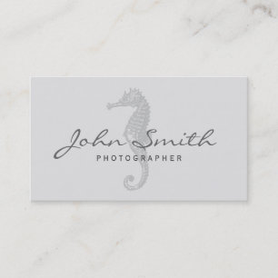 Noble Seepferd-Fotograf-Geschäfts-Karte Visitenkarte