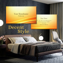 Noble Shimmery Orange geschliffene Dekoration Insp