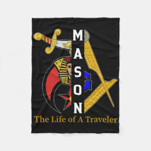Noble Shriner Mason Das Leben der Freimaurer Fleecedecke