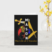 Noble Shriner Mason Das Leben der Freimaurer Karte (Gelbe Blume)