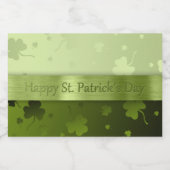 Noble St. Patrick's Day Kleeblatts Container Label Lebensmitteletikett (Einzelnes Label)