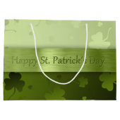 Noble St. Patrick's Day Kleeblatts Große Geschenkt Geschenktüte (Rückseite)