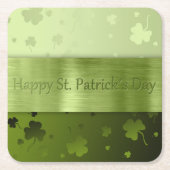 Noble St. Patrick's Day Kleeblatts - Paper Unterse Rechteckiger Pappuntersetzer (Vorderseite)