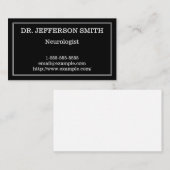 Noble u. minimale Neurologe-Visitenkarte Visitenkarte (Vorne/Hinten)