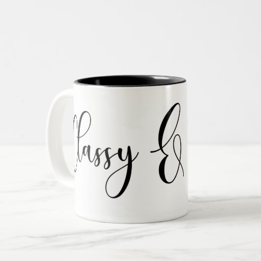 Noble u. Sassy Tasse (Vorderseite Links)