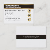 Noble umgestaltenVisitenkarten Visitenkarte (Vorne/Hinten)