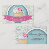 Noble und moderne Kuchen-Visitenkarten Visitenkarte (Vorne/Hinten)