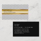 Noble verzierenVisitenkarten Visitenkarte (Vorne/Hinten)