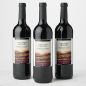 "Noble Vine Design: Captivating Labels for Premium Weinetikett (Flaschen)