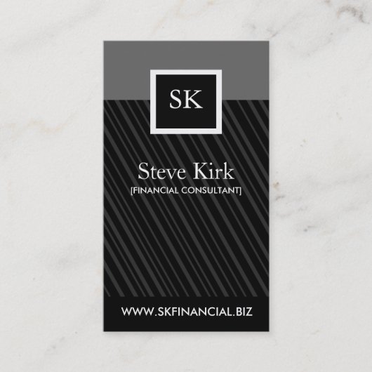 Noble Visitenkarten Visitenkarte (Vorderseite)