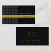 Noble Visitenkarten Visitenkarte (Vorne/Hinten)