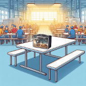 Noble Warrior Sunset Metall Brotdose