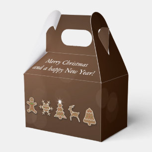 Noble Weihnachtsgebäck Geschenkschachtel