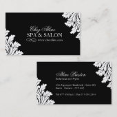 Noble Wellness-Center-und Salon-Geschäfts-Karte Visitenkarte (Vorne/Hinten)