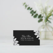 Noble Wellness-Center-und Salon-Geschäfts-Karte Visitenkarte (Stehend Vorderseite)