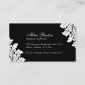 Noble Wellness-Center-und Salon-Geschäfts-Karte Visitenkarte (Rückseite)