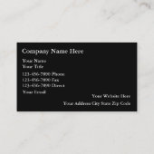 Noble wirkliche Anwesen-Geschäfts-Karten Visitenkarte (Rückseite)