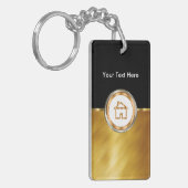 Noble wirkliche schlüsselanhänger (Vorderseite links)