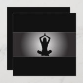 Noble Yoga-Einladung Einladung (Vorne/Hinten)