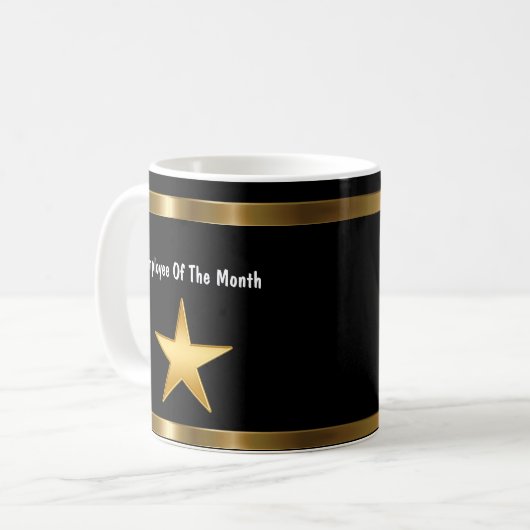 Nobler Angestellter des Monats Kaffeetasse (Vorderseite Links)