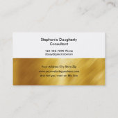 Nobler Berater Visitenkarte (Rückseite)