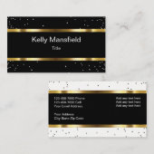 Nobler beruflicher Entwurf Visitenkarte (Vorne/Hinten)