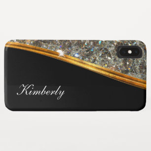 Nobler Bling Monogramm-Damen-Entwurf Case-Mate iPhone Hülle