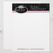 Nobler Briefkopf mit Lotus (Vorne/Hinten)