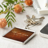 Nobler echtes Leder-Designer Schlüsselanhänger (Seite)