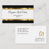 Nobler Entwurfs-wirkliche Anwesen-Geschäftskarten Visitenkarte (Vorne/Hinten)