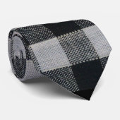 Nobler Gingham MODISCHE MÄDCHEN Krawatte (Gerollt)