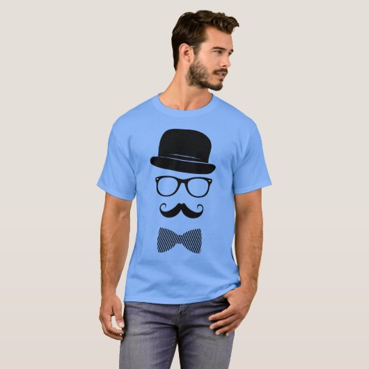 Nobler Hipster T-Shirt (Vorne ganz)