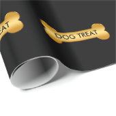 Nobler Hundeknochen-Entwurf Geschenkpapier (Rolleneckpunkt)