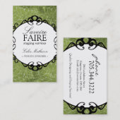 Nobler Innenraum, der Visitenkarten entwirft Visitenkarte (Vorne/Hinten)