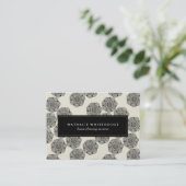 Nobler kundengerechter BlumenGeschenkgutschein Rabattkarte (Stehend Vorderseite)